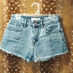 Denim High Rise Short